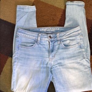 American eagle super super stretch jeggings
